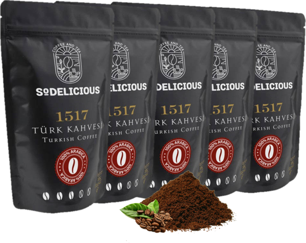 SODELICIOUS COFFEE - 1517 TÜRK KAHVESİ-100GX5 - Image 1