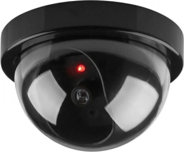 TİNEKE Caydırıcı Dome Sahte Güvenlik Kamerası Led Işıklı - Image 1