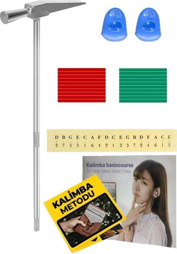 Midex KL-SPARE Kalimba Yedek Aksam Seti (Akort Çekici Metod Nota Sticker Parmaklık) - Image 1