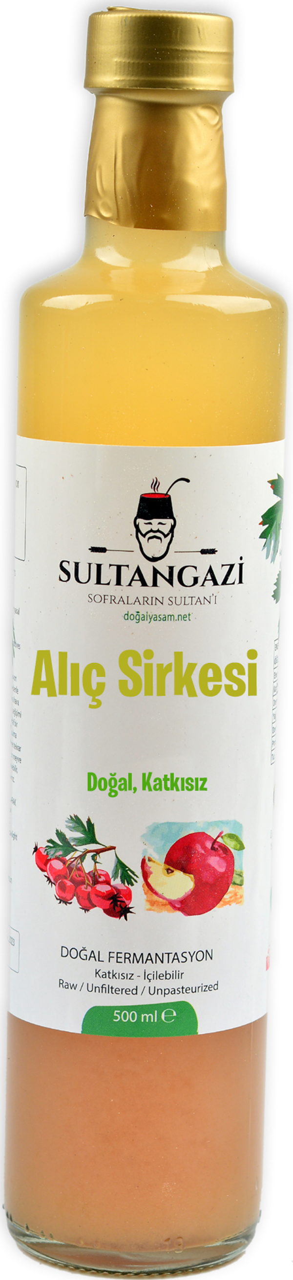  SULTANGAZİ Alıç Sirkesi 500 ml - Image 1