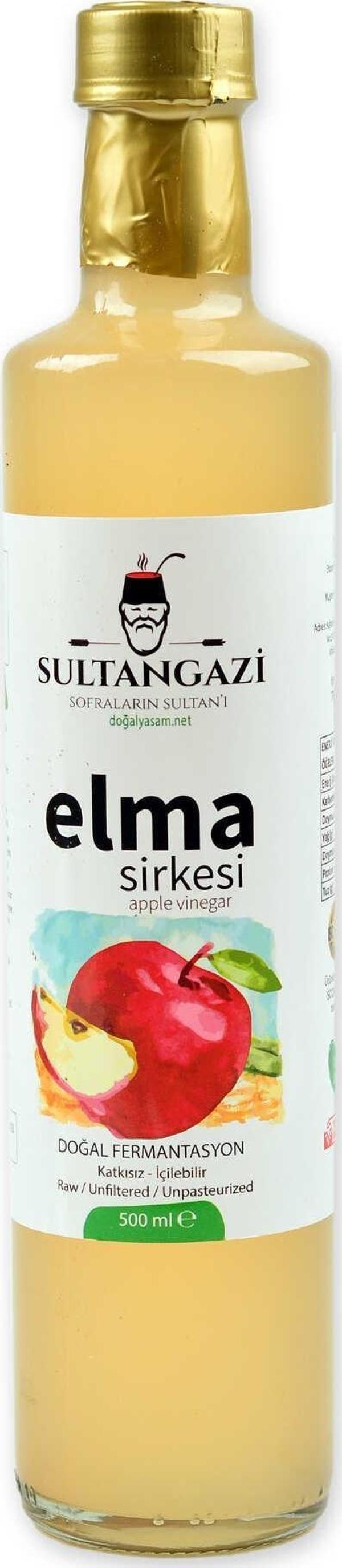  SULTANGAZİ Elma Sirkesi Ev Yapımı 500 ML - Image 1