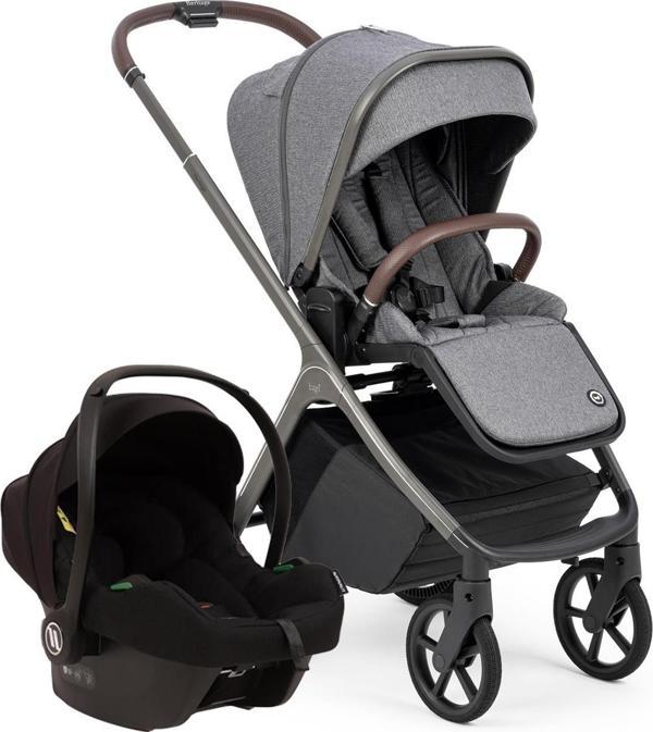 Bagi Heritage Black Cosmo Travel Sistem Bebek Arabası Grey - Image 1