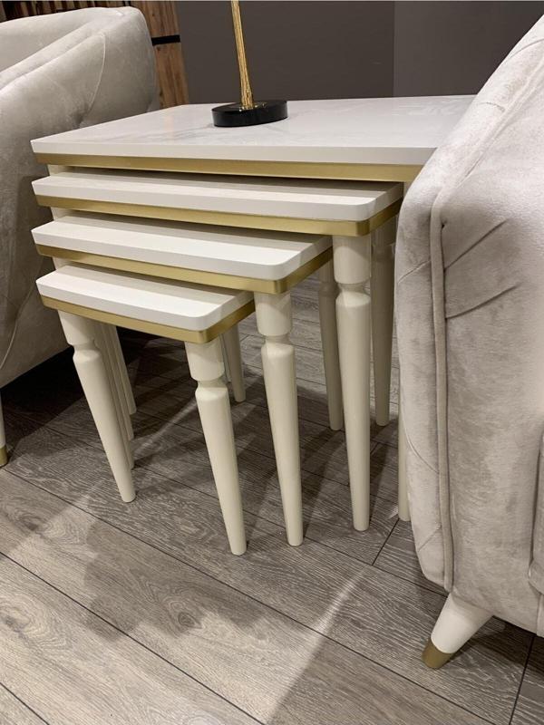 Akset 4Lü Lüx Zigon Krem Gold - Image 1