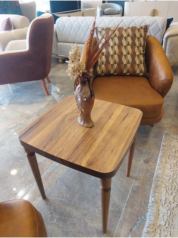 Akset Lüx Yan Sehpa Full Ceviz - Image 1