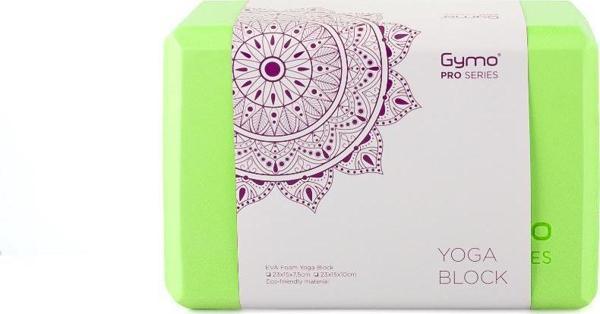 Gymo Pro Series Yoga Blok Yeşil - Image 1