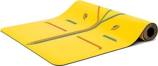 Gymo Pro Series® Pu-Rubber Kaydırmaz Kauçuk Yoga Pilates Matı 5mm Yellow - Image 1