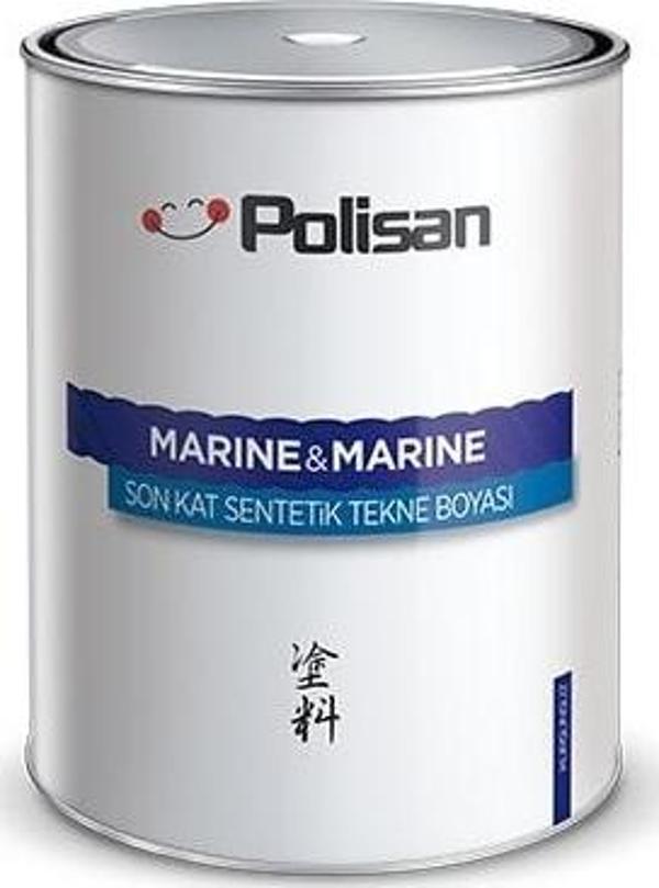 Polisan Marine&Marine Sentetik Tekne Boyası Beyaz 15 Lt - Image 1