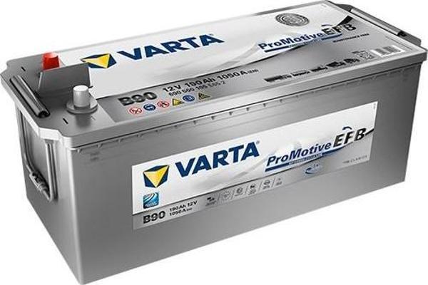 Varta B90 12V 190 Ah 1050A Promotive EFB Akü (Üretim Tarihi:2024) - Eski Akü İadesiz - Image 1