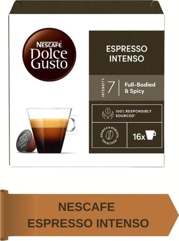 Nescafe Dolce Gusto Coffee Espresso Intenso 16 Kapsül - Image 1