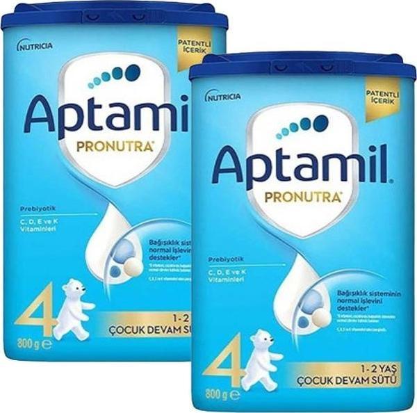 Aptamil 4 Pronutra Devam Sütü 800 g 1 Yaş+ Akıllı Kutu x 2 Adet - Image 1