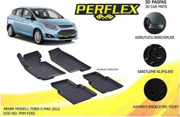 Perflex Paspas 3D Havuzlu C-MAX 2012-2017 - Image 1