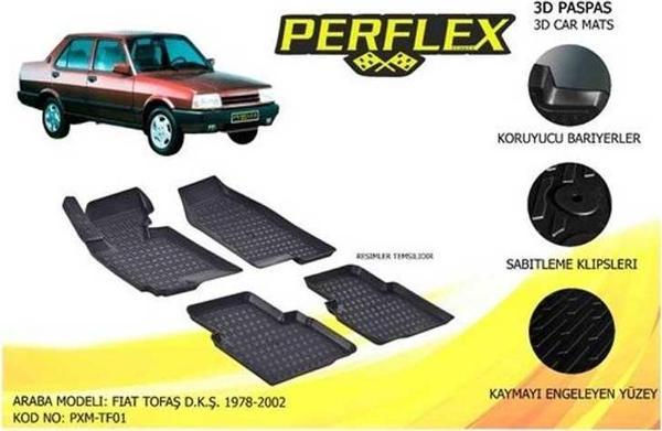 Perflex Paspas 3D Havuzlu Tofas DKS 1978-2002 - Image 1