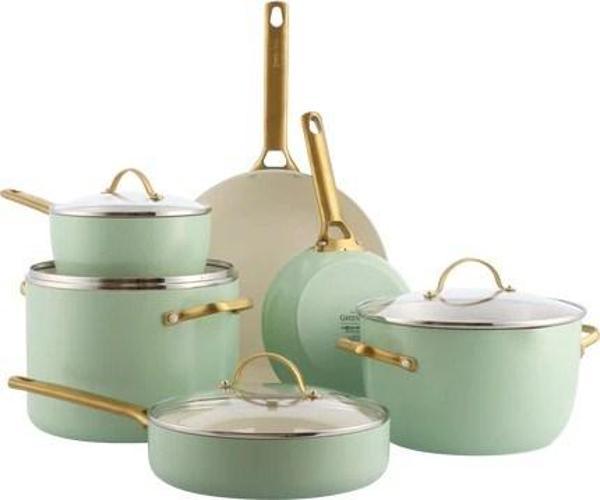 Greenpan Padova Reserve Mint 10 Parça Pişirme Seti - Image 1