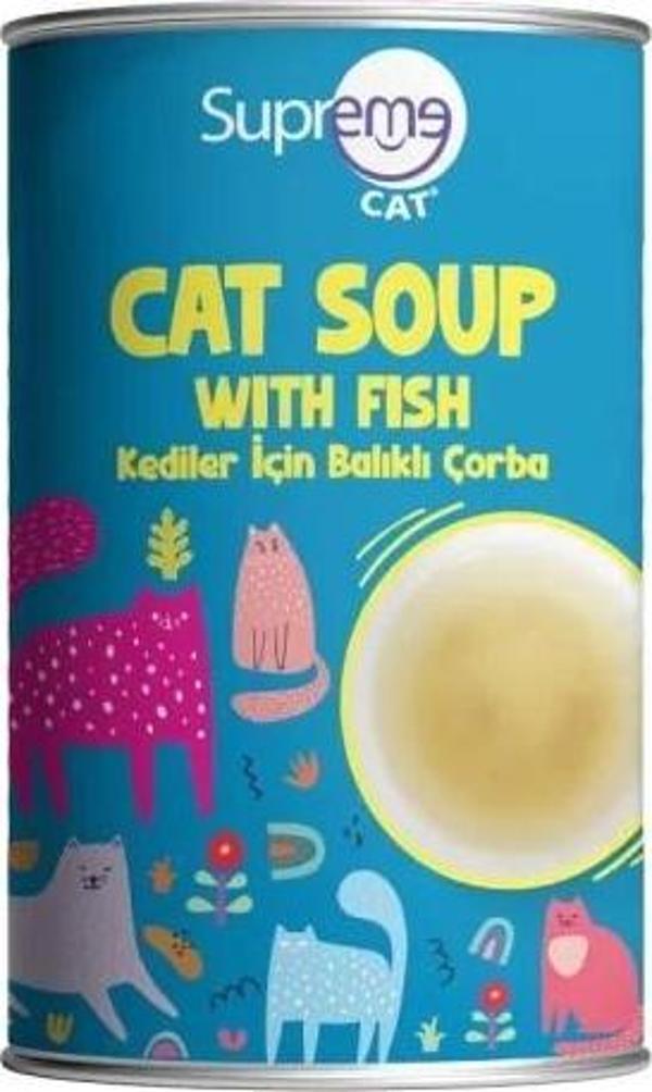 Supreme Cat Balıklı Kedi Çorbası 135 Ml - Image 1