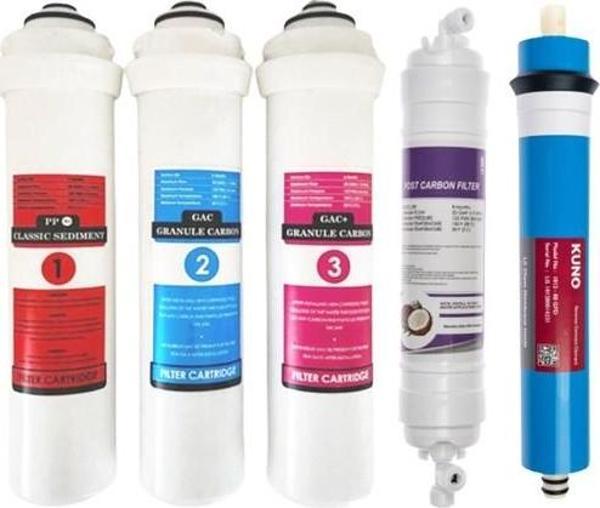 İhlas Cebılon Unıque Su Arıtma Cihazı Uyumlu Tam Set (5 Filtre) (Kuno (Lg) Membranlı) - Image 1