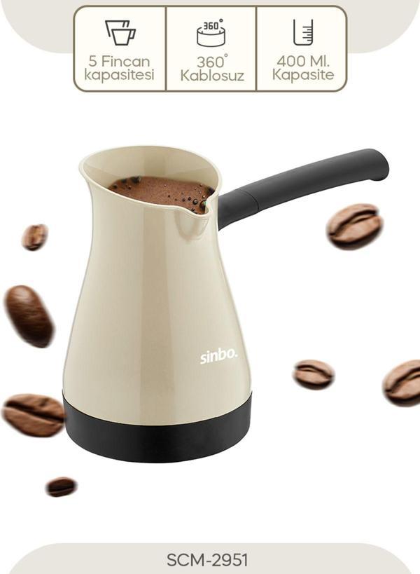 SCM-2951 Elektrikli Kahve Makinesi Cezve - Image 1