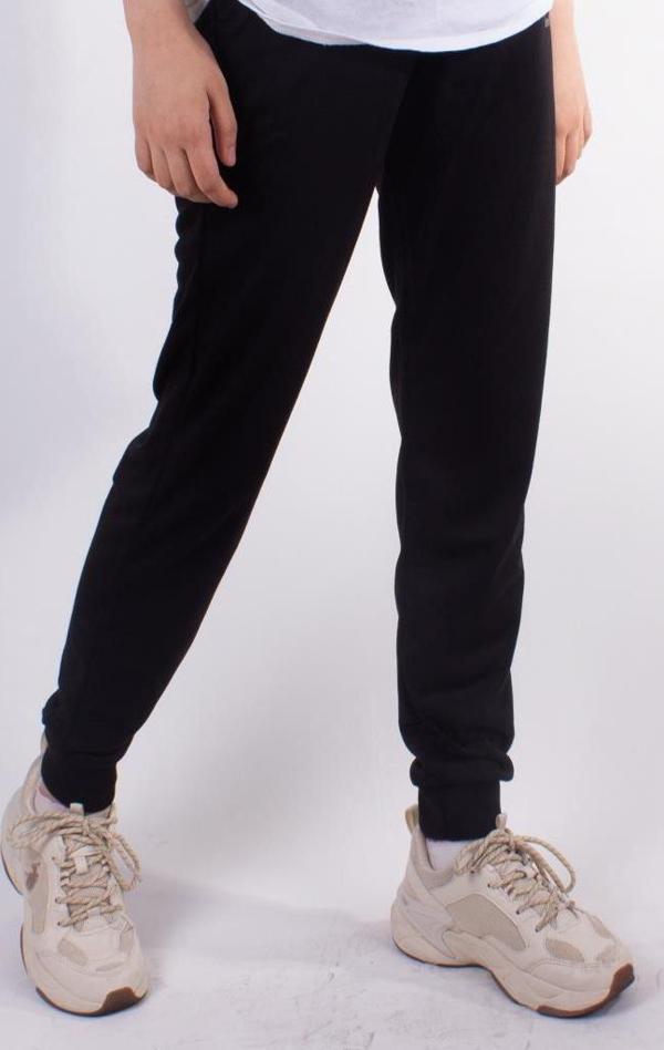 Kinetix SN86 Basıc jogger Siyah Günlük Pamuklu Kadın Alt Eşofman - Image 1