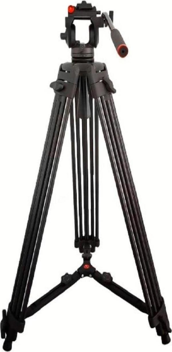 Miliboo MTT608A 152 cm Video Tripod + MYT802L Dikey Çekim Kafası - Image 1