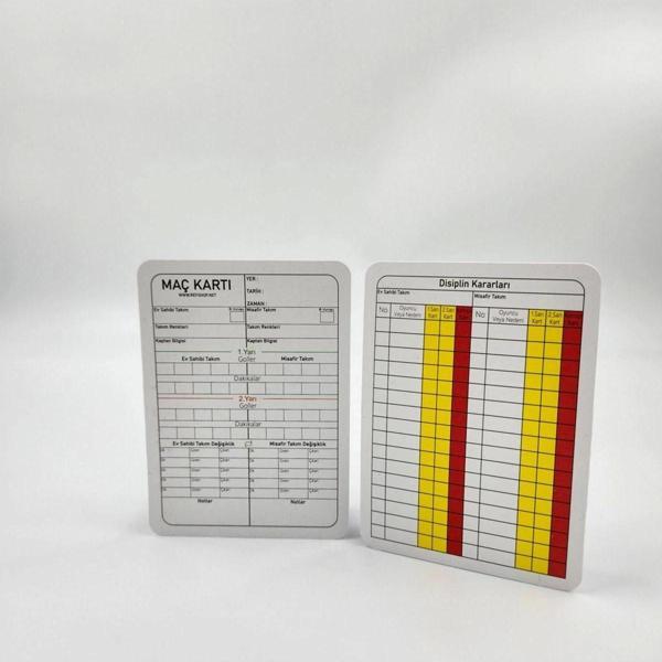 Tafsilat Kartı , Maç Not Kartları , Model TR - Image 1
