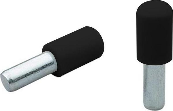 PLASTİK BAŞLI METAL RAF PİMİ 5 MM SİYAH ( 100 ADET ) - Image 1