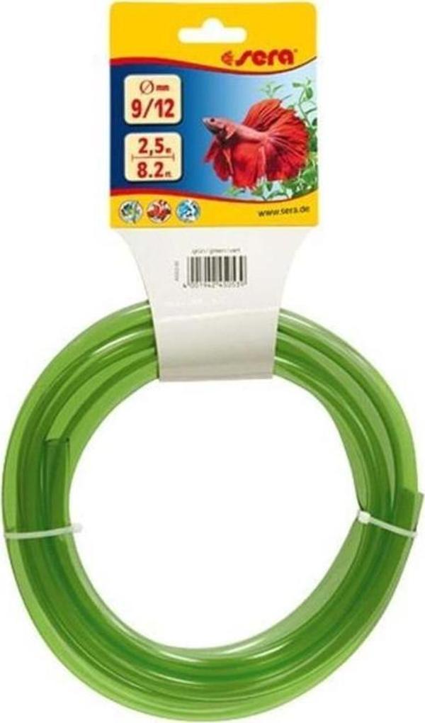SERA Dış Filtre Hortumu Yeşil 9/12mm 2.5 metre - Image 1
