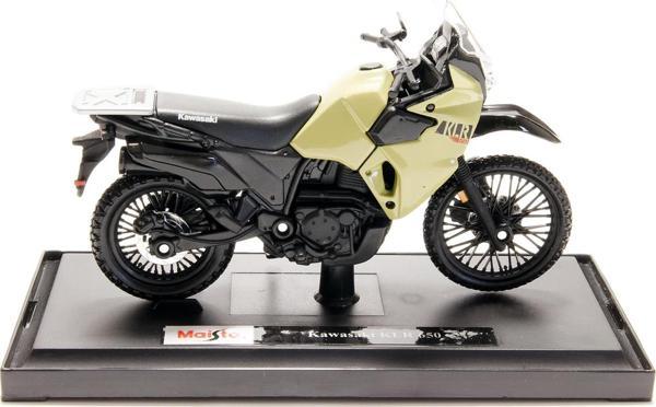 Maisto Kawasaki KLR 650 1:18 Model Motosiklet 39025 - Image 1