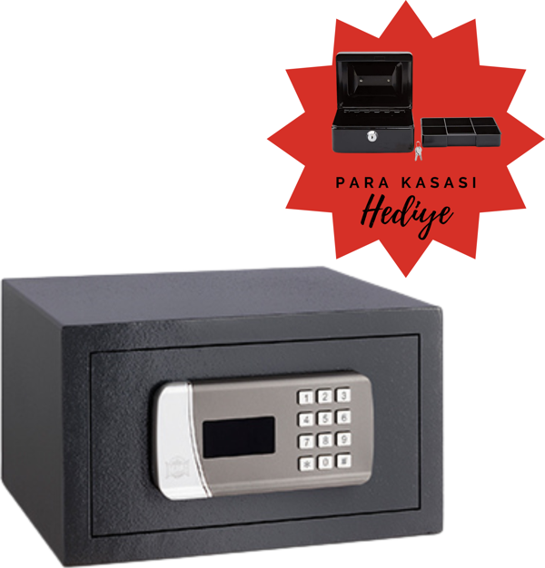 Kklap 190 Füme Elektronik Şifreli Kasa - Image 1