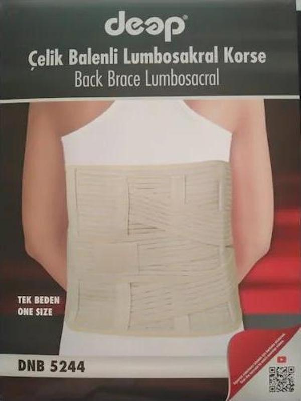Deep Çelik Balenli Lumbosakral Korse | One Size DNB5244 - Image 1
