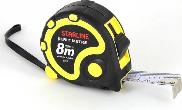 Starline 890X Şerit Metre 8 mt x 25 mm - Image 1