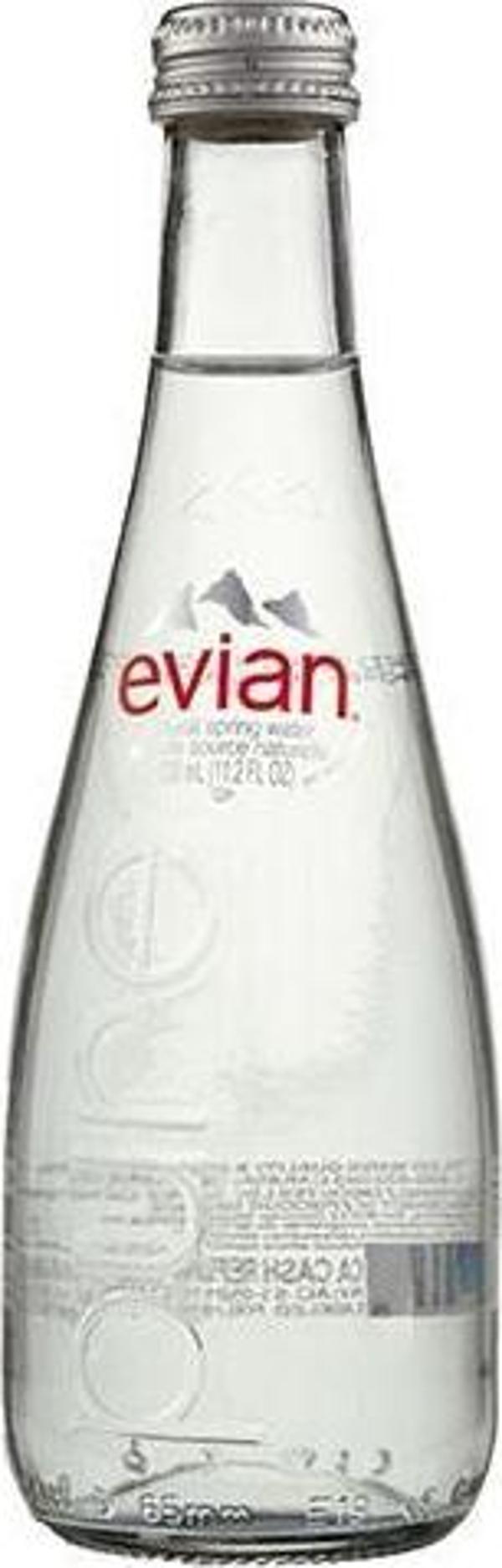 EVİAN SU CAM ŞİŞE 0,33 LT * 20 ADET - Image 1