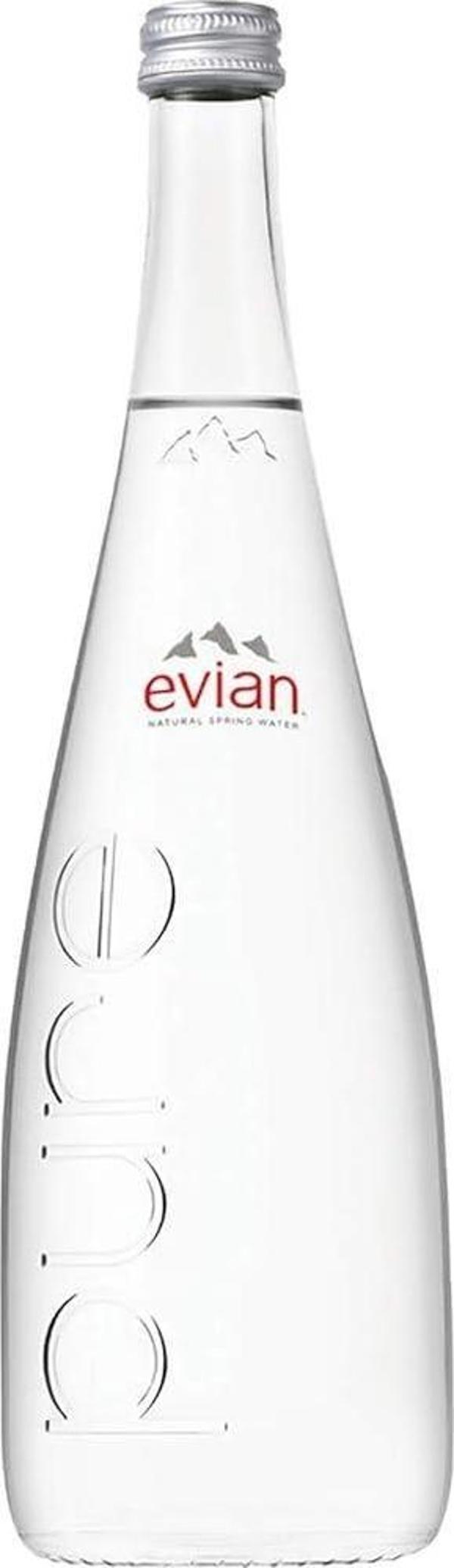 EVİAN SU CAM ŞİŞE 0,75 LT * 12 - Image 1