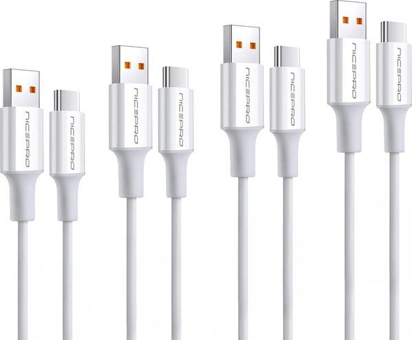 NPO UTC12 60W 1.2m TPE USB to Type-C Hızlı Şarj ve Data Kablosu 4 Adet - Image 1