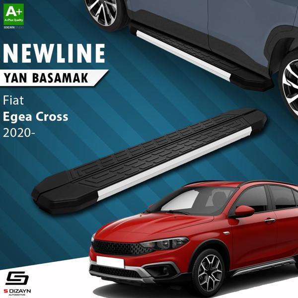 S-Dizayn Fiat Egea Cross NewLine Aluminyum Yan Basamak 183 Cm 2020 Üzeri A+ Kalite - Image 1
