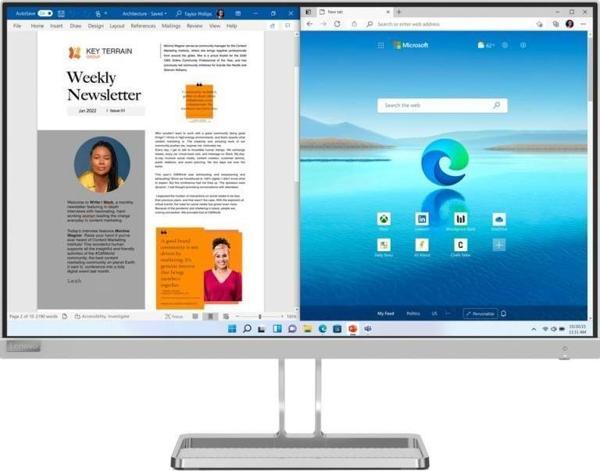 Lenovo L27i-40 67ABKAC4TK 27" 4 ms Full HD IPS 100 Hz Monitör - Image 1