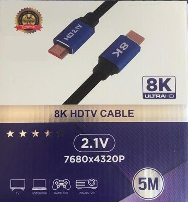 Nif Bilişim NTC-8003 8K Ultra HD 2.1V 7680x4320p Çözünürlük Destekli 5mt Hdmi Kablo - Image 1
