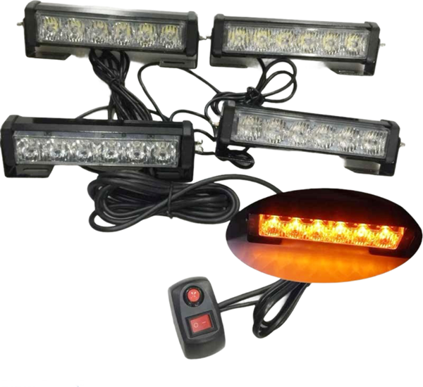 Space Power Ledli Çakar Lamba 4'lü Sarı 12V LAPA194-1 - Image 1