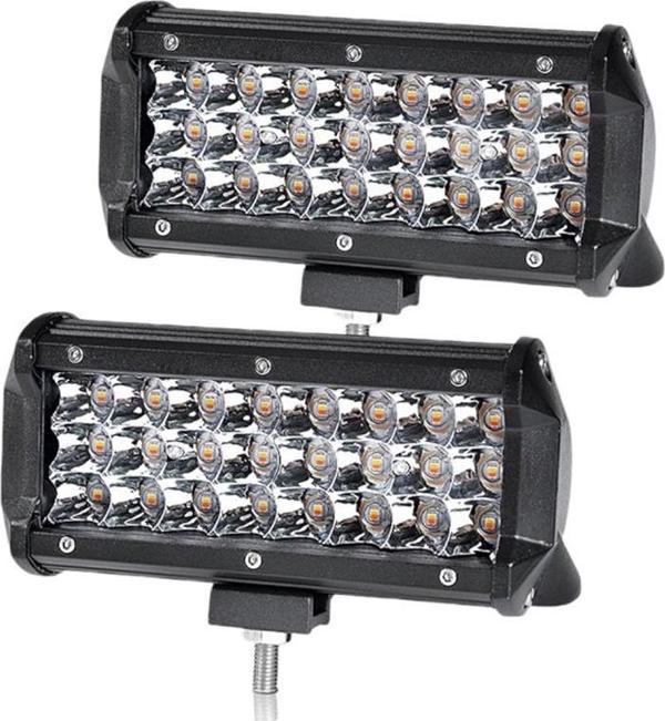 Space Sis lambası çift renk sarı beyaz 24 led çakarlı 72w 12-24v set / LASS281 - Image 1