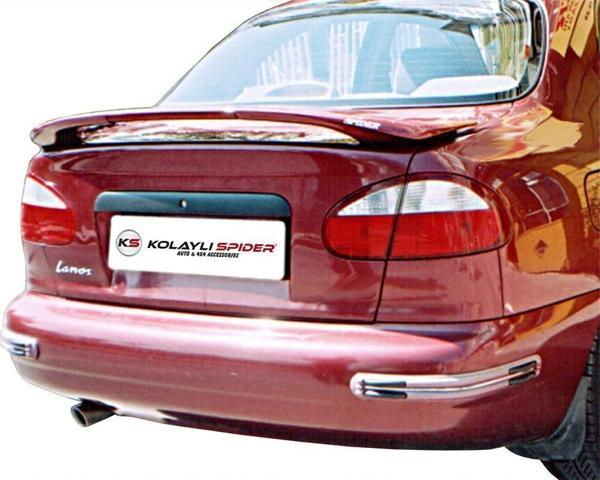 Daewoo Lanos Spoiler Bagaj Yüksek (Işıklı) Fiber - Image 1