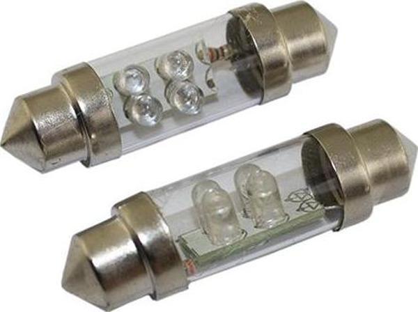Space Sofit Dekoratif Led Ampul (2x4Led) Mavi 12V/ LAAM113-2-12 - Image 1