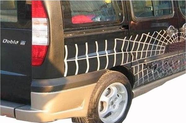 Fiat Doblo 1 Arka Tampon Altı 2 Prç (Sensörsüz) Fiber 2000-2010 - Image 1