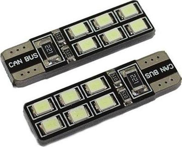 Space T10 Led Ampul Canbus'lı Buz Mavi 2'li Set 12V / LAAM626-2 - Image 1
