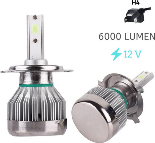 Space Led Far Ampulü H4-3500LMX2-30W-12V Buz Mavisi / LAAM707 - Image 1