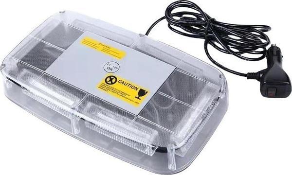 Çakarlı tepe lambası mıknatıslı kırmızı-kırmızı 24w 12-24v / LAIK532 - Image 1