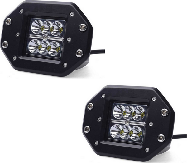 Space Offroad sis lambası 6 led 18w takım  / LASS318 - Image 1