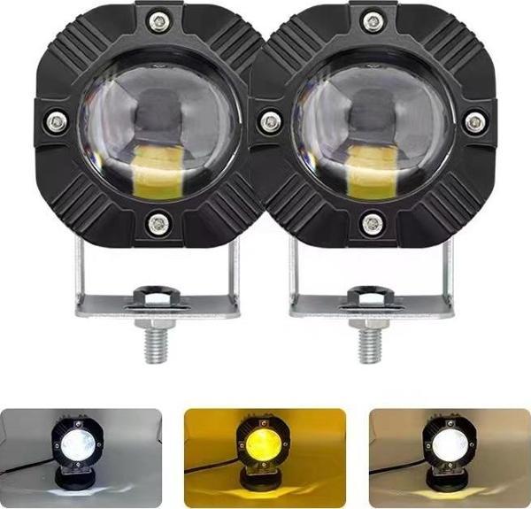 Space Offroad sis lambası beyaz-amber çakarlı 40w 12-30v adet/ LASS294 - Image 1