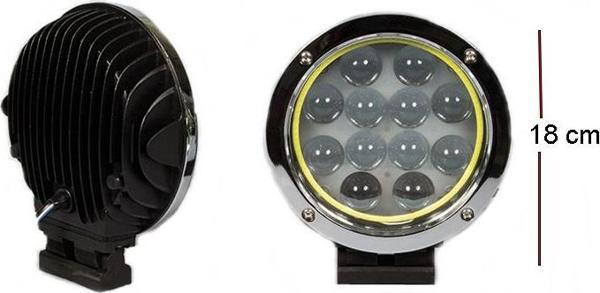 Space Offroad sis lambası nikel-angel 12 ledli 60w 12-24v set / LASS253-NA - Image 1