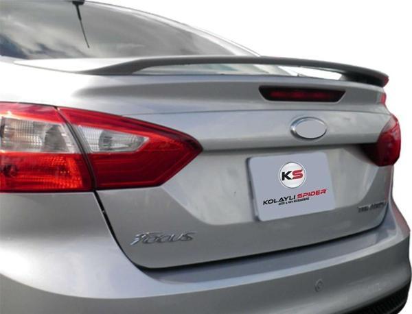 Ford Focus 3 SD Spoiler Bagaj Yüksek Fiber 2011-2014 - Image 1