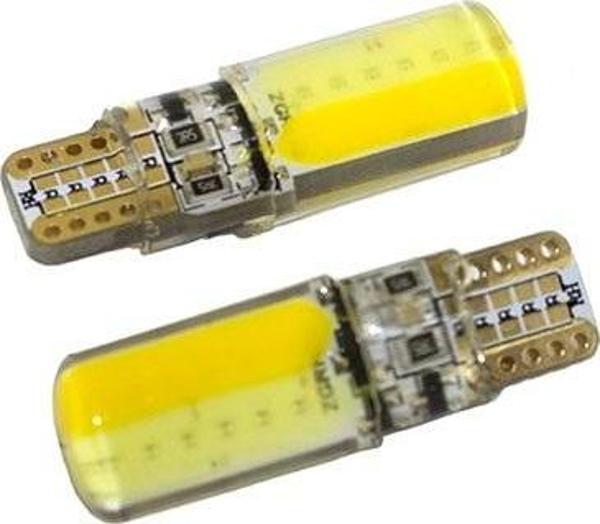 Space Dekoratif T10 Led Ampul Çakarlı Turuncu/Beyaz  12V / LAAM668 - Image 1