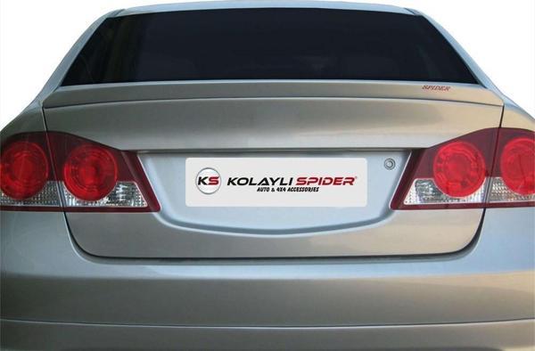 Honda Civic 8 Spoiler Bagaj (Hybrid) Fiber 2006-2011 - Image 1