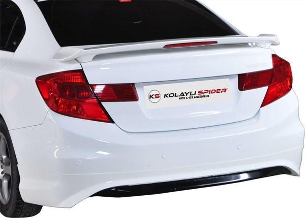 Honda Civic 9 Arka Tampon Altı (Mugen Md) Fiber 2012-2015 - Image 1